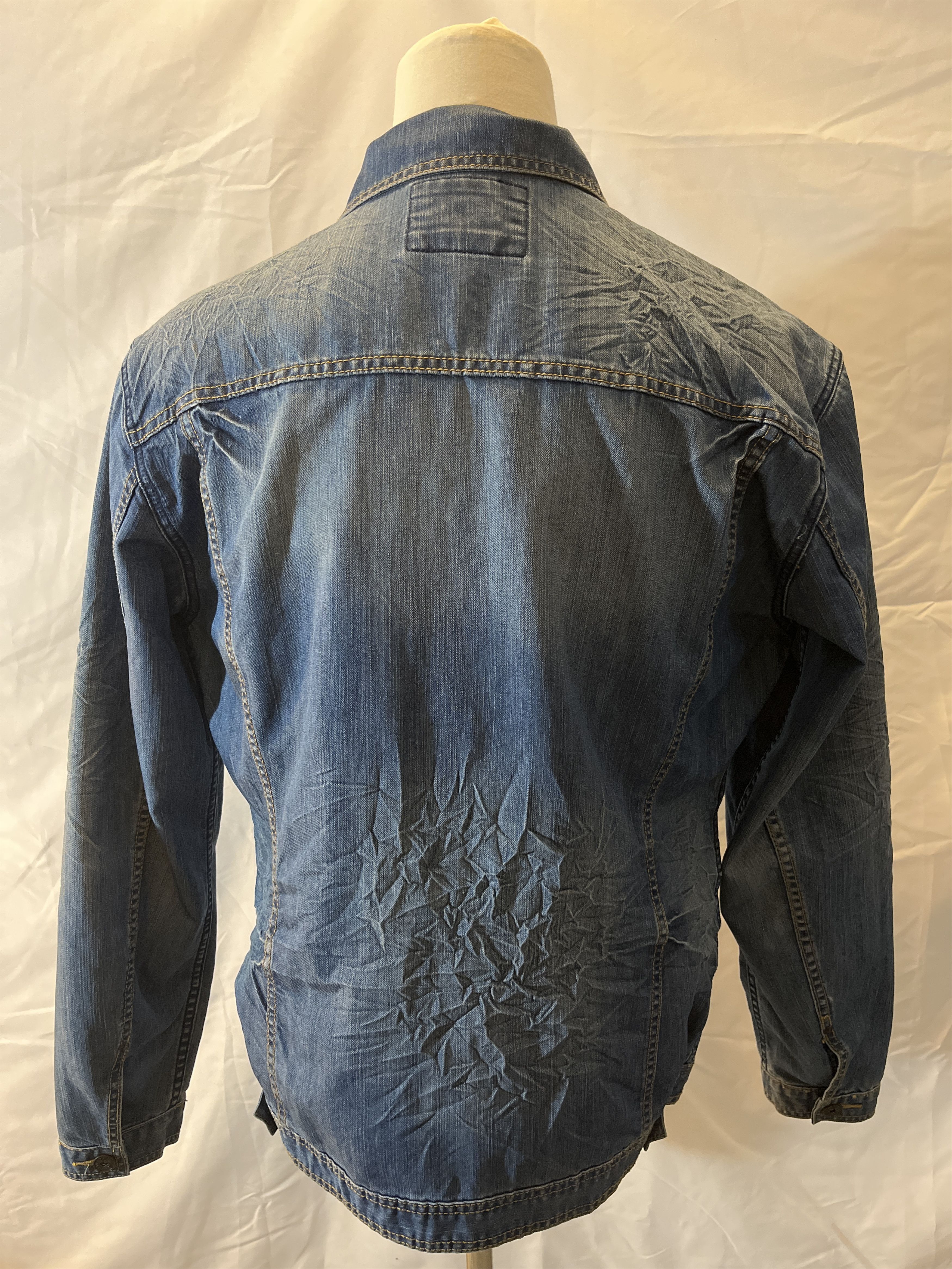 Marithe + Francois Girbaud Marithé + Francois Girbaud Denim Jacket Size US XXL / EU 58 / 5 - 3 Thumbnail