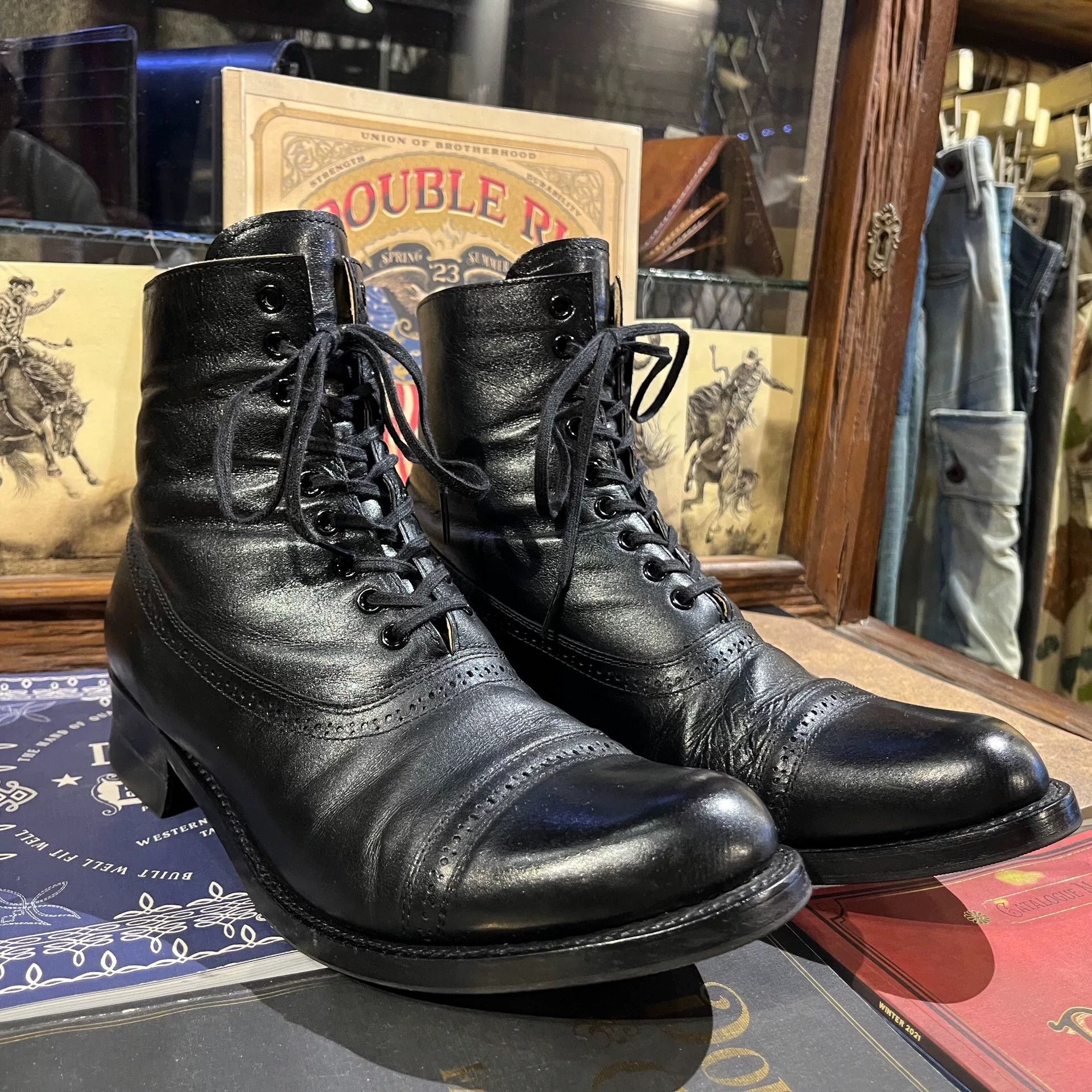 Julius japanese limited edition stylish black boots Size US 9.5 / EU 42-43 - 1 Thumbnail