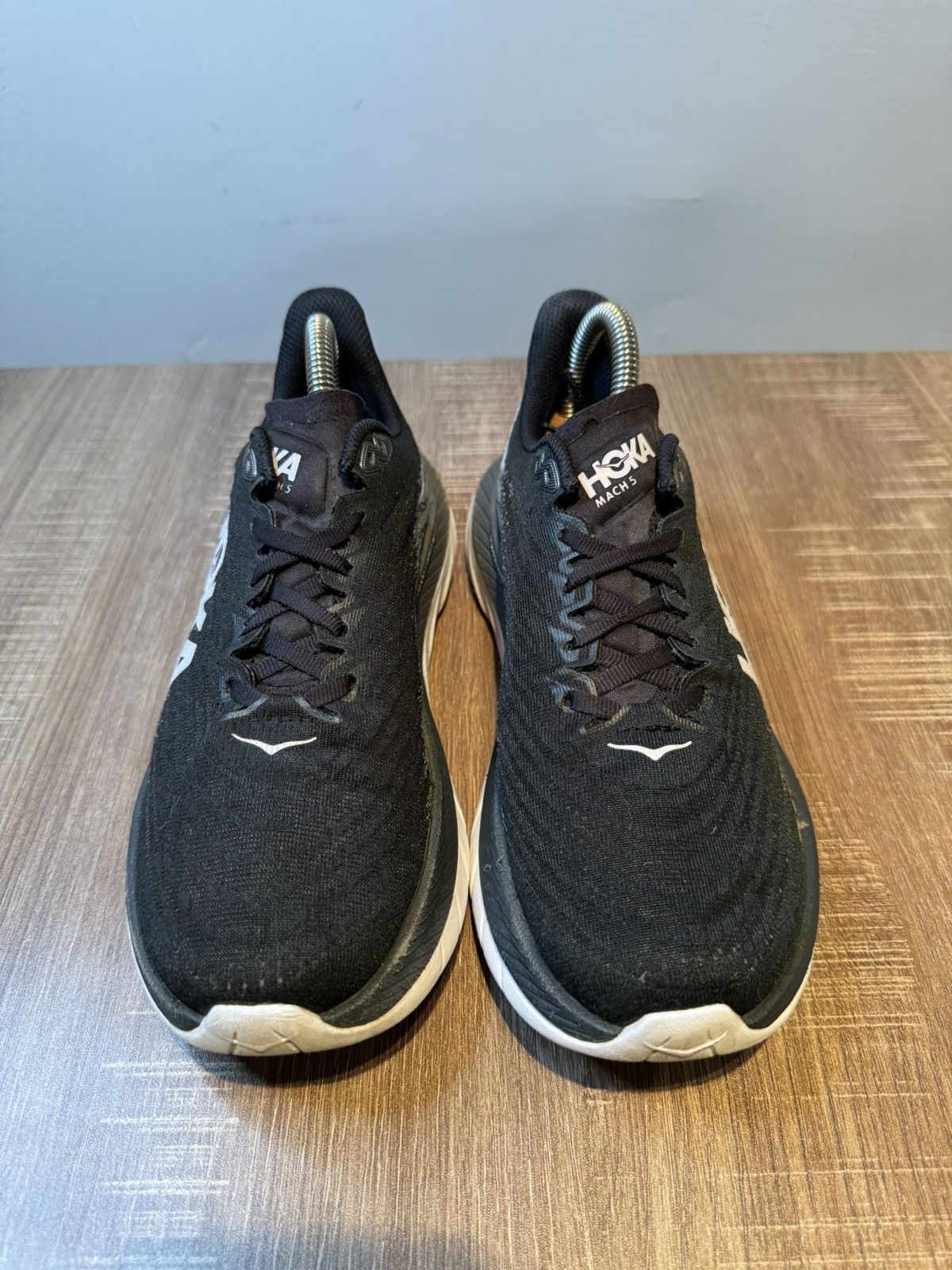 Hoka Hoka One One Womens Mach 5 1127894 BCSTL Black Size 7 B Size US 7 / IT 37 - 3 Thumbnail