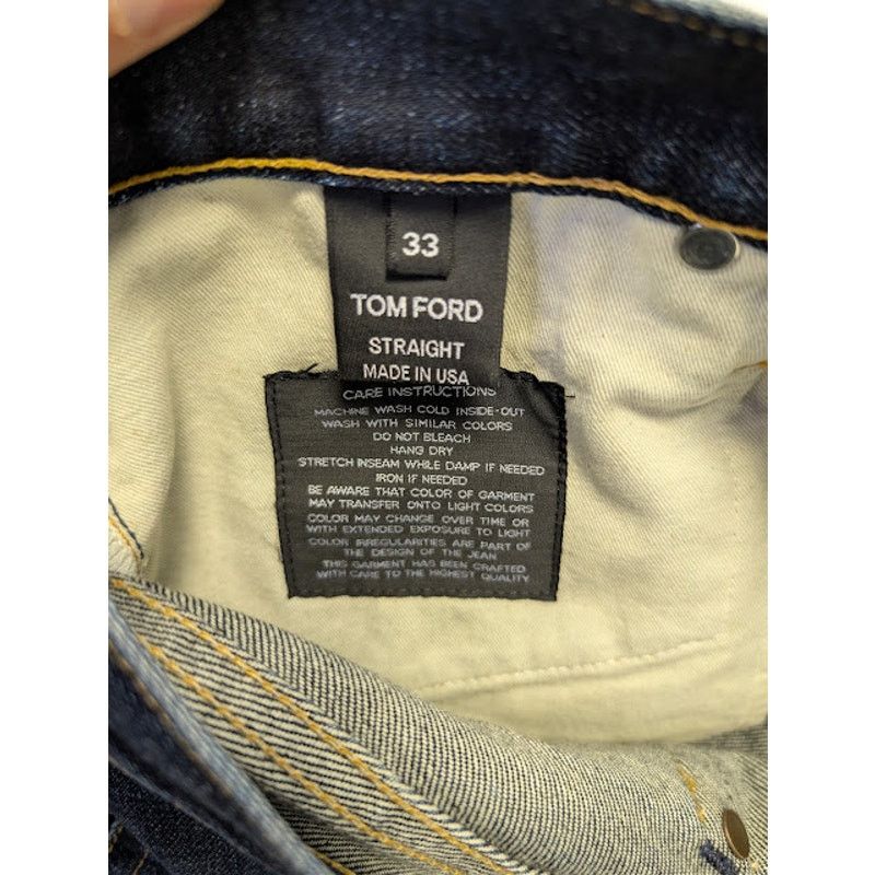 Tom Ford o1rshd1 Straight-Fit Denim Jeans in Navy Size US 33 - 17 Thumbnail