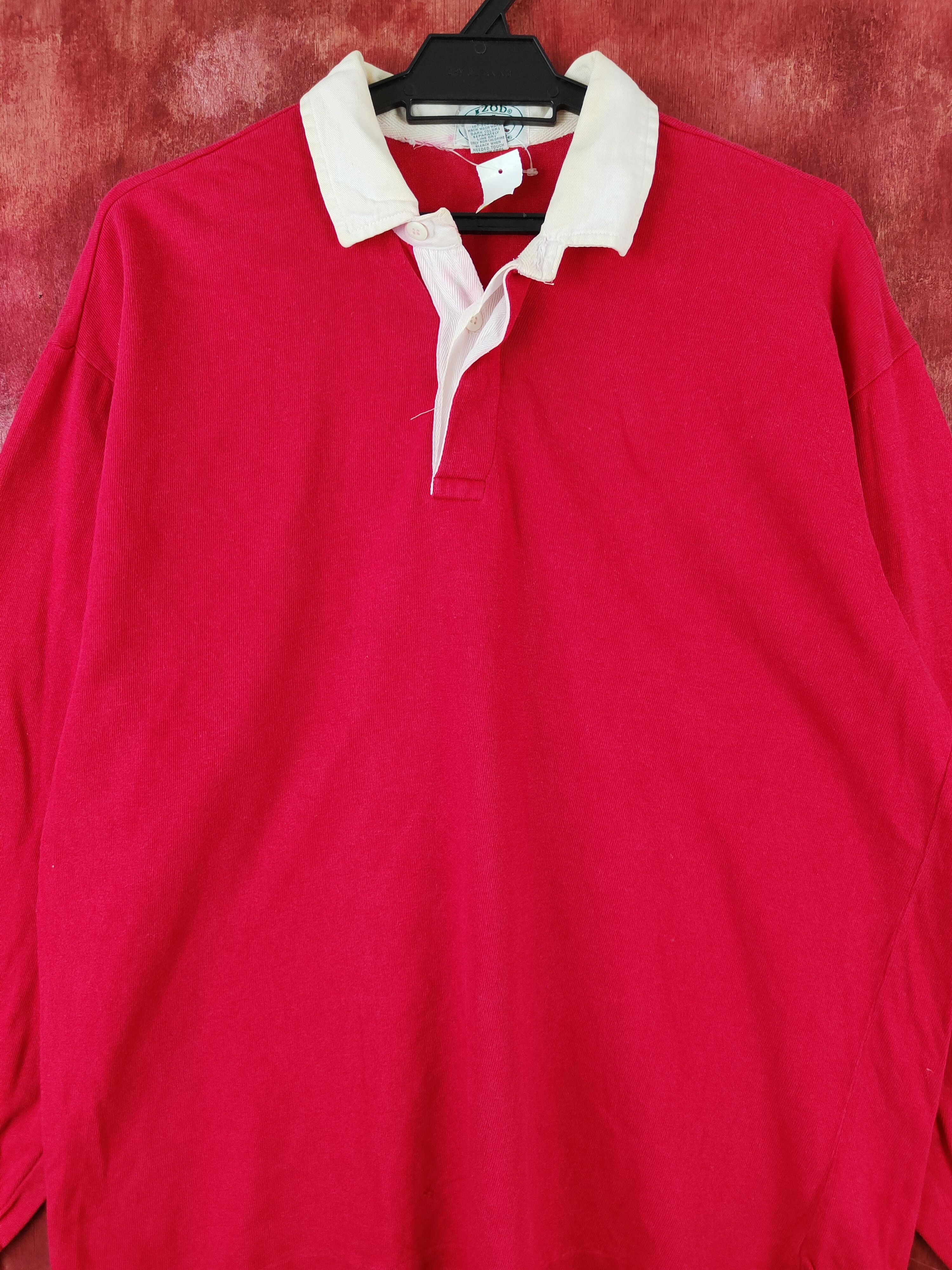 Izod Izod Lacoste Red Long Sleeve Shirts #S2298 Size US M / EU 48-50 / 2 - 2 Thumbnail
