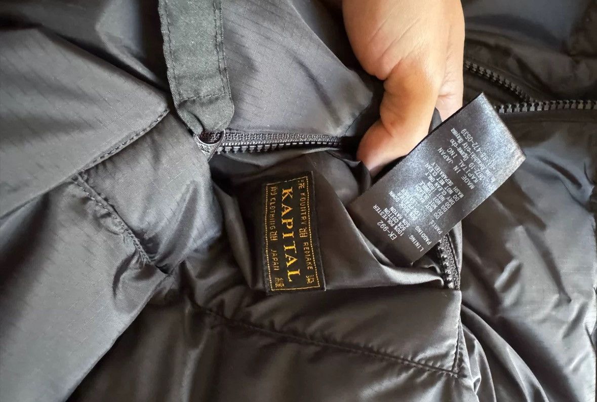 Kapital KAPITAL Ripstop Down Burger KEEL Down Vest Size US S / EU 44-46 / 1 - 5 Thumbnail
