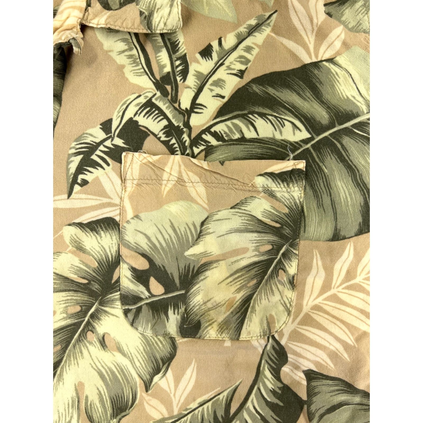 Panama Jack VINTAGE Panama Jack Shirt Adult 3XL XXXL Yellow Green Floral Palm Leaf Rayon Hawaiian Size US XXL / EU 58 / 5 - 6 Thumbnail