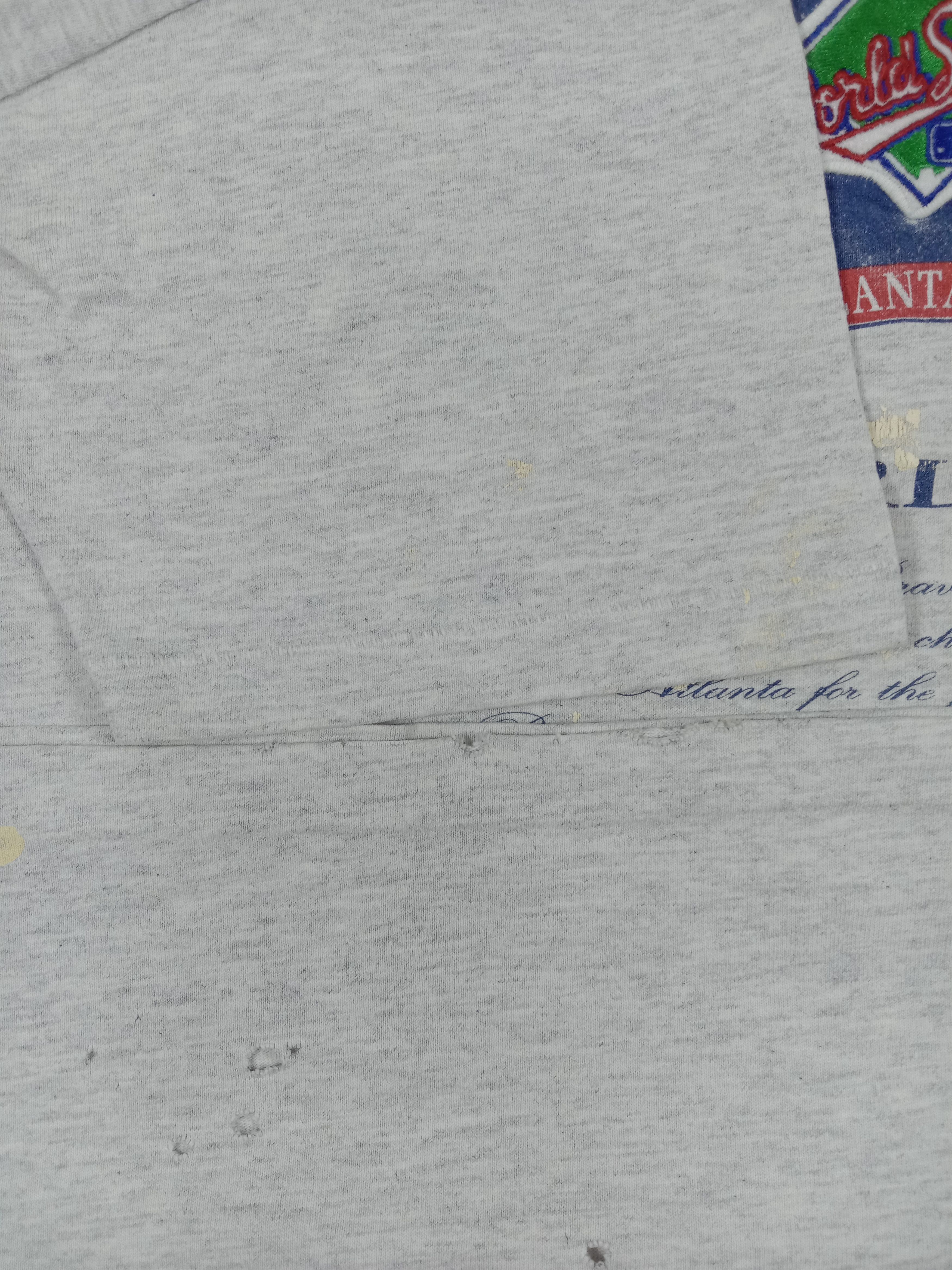 MLB Vintage Nutmeg 1991 World Series Atlanta Braves T Shirt Size US XL / EU 56 / 4 - 3 Thumbnail