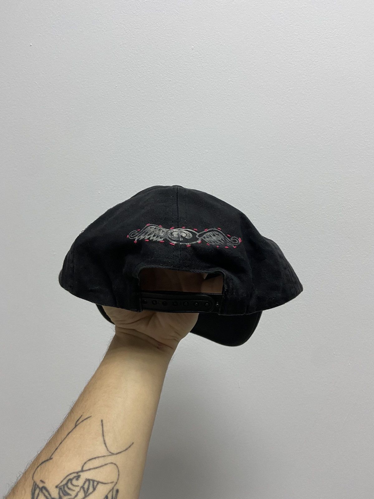 Vintage × Von Dutch Von Dutch Cap Vintage Y2K Big Logo Skate Grid Skull Size ONE SIZE - 4 Thumbnail