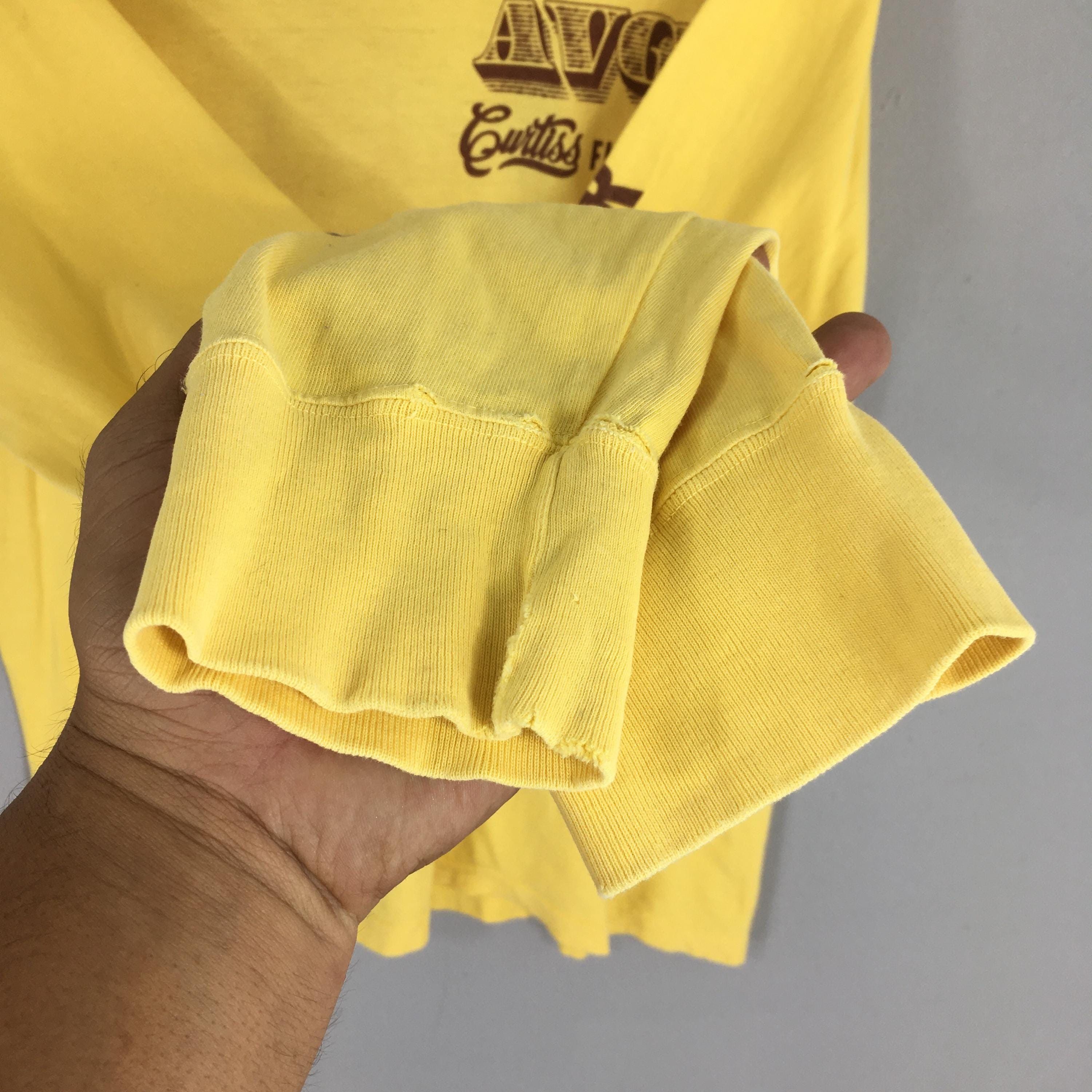 Buzz Rickson's Vintage Buzz Rickson Us Army Air Forces Yellow T shirt Large Size US L / EU 52-54 / 3 - 6 Thumbnail