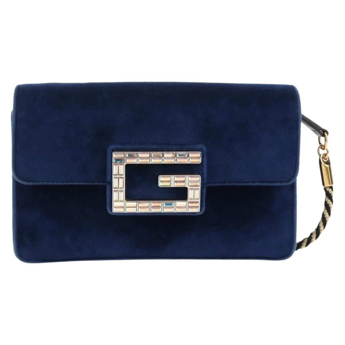 Gucci Gucci G Broadway Shoulder Bag Velvet with Crystals Size ONE SIZE - 1 Thumbnail