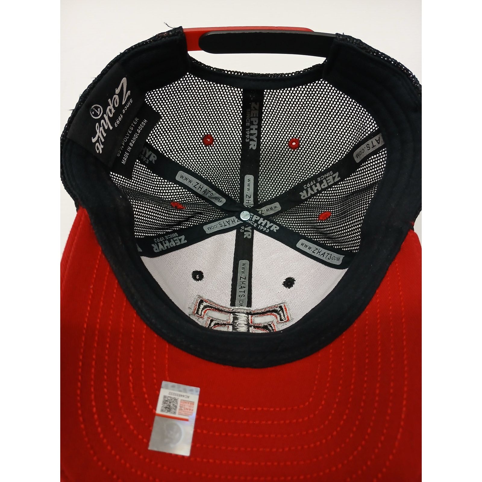 Zephyr Zephyr (OSFM) Texas Tech University Snapback Half Mesh Cap Size ONE SIZE - 6 Thumbnail
