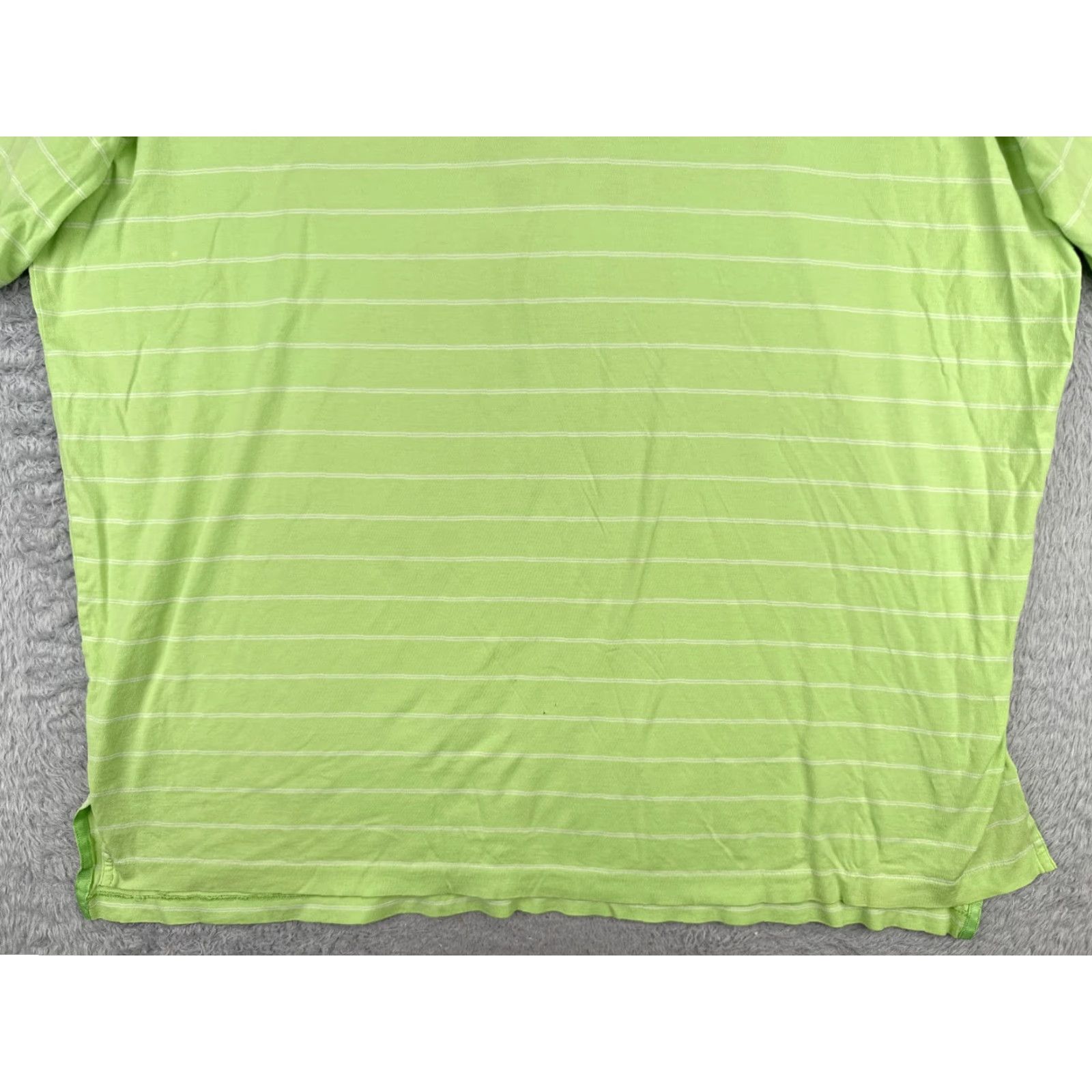 Polo Ralph Lauren VINTAGE Polo Ralph Lauren Shirt Men 2XL Green Stripe 100% Pima Cotton Polo Shirt Men Slim Fit Short Sleeve Read Size US XXL / EU 58 / 5 - 5 Thumbnail