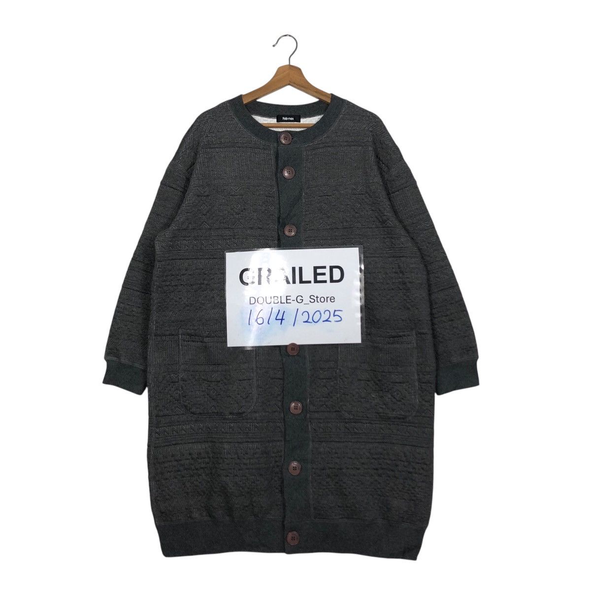 Issey Miyake 📌Vintage Long Jacket Button Ne-Net Japan Issey Miyake Size US M / EU 48-50 / 2 - 1 Thumbnail