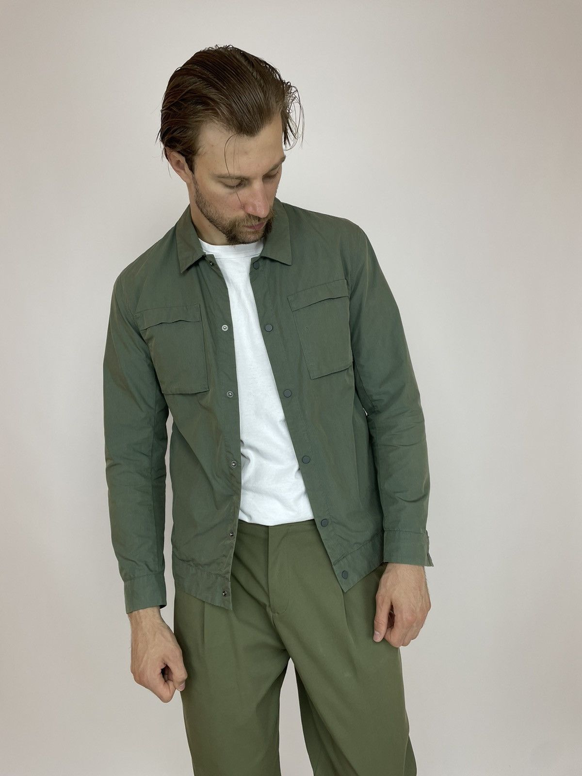 Selected Homme SELECTED HOMME SLHICON Shirt JKT Military Overshirt Mens Size US M / EU 48-50 / 2 - 4 Thumbnail