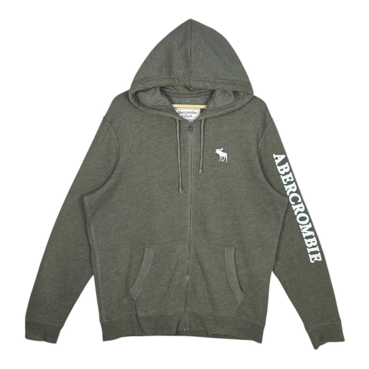 Abercrombie & Fitch Abercrombie & Fitch Y2K Distressed Green Zip