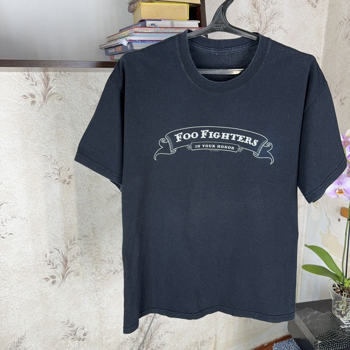 Band Tees × Vintage Vintage Foo Fighters T shirt 2005 Tour Nirvana Black Rock Size US L / EU 52-54 / 3 - 6 Thumbnail