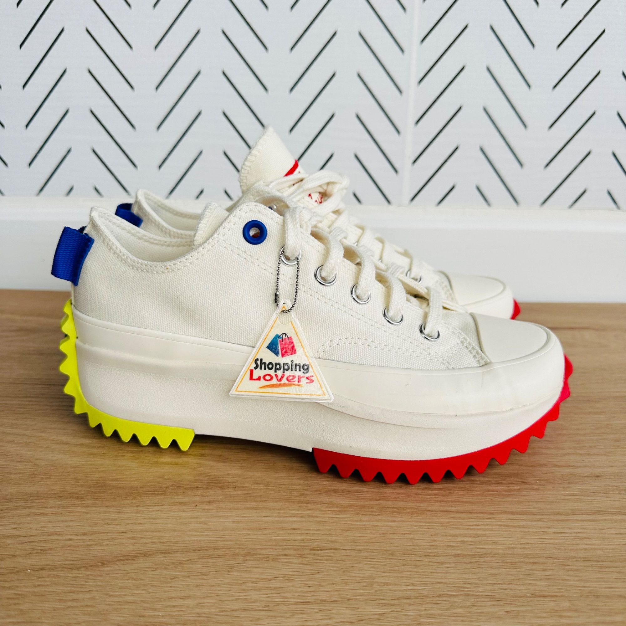 Converse 🤩7.5 Women Shoes CONVERSE RUN STAR HIKE PLATFORM LOW Beige Size US 7.5 / IT 37.5 - 2 Thumbnail