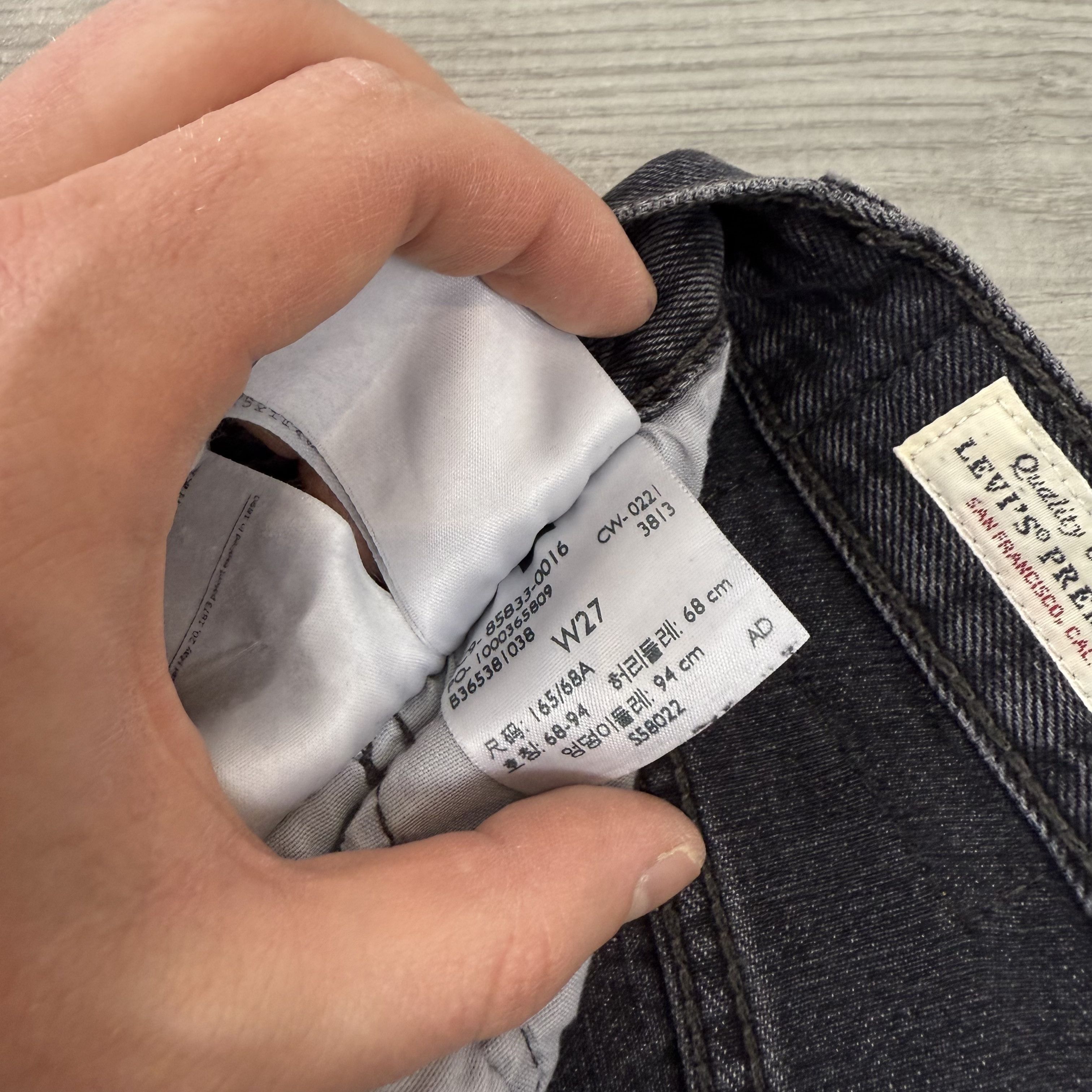 Levi's Levi's 501 Women's High Rise Grey Denim Mini Shorts Size 27" / US 4 / IT 40 - 12 Thumbnail