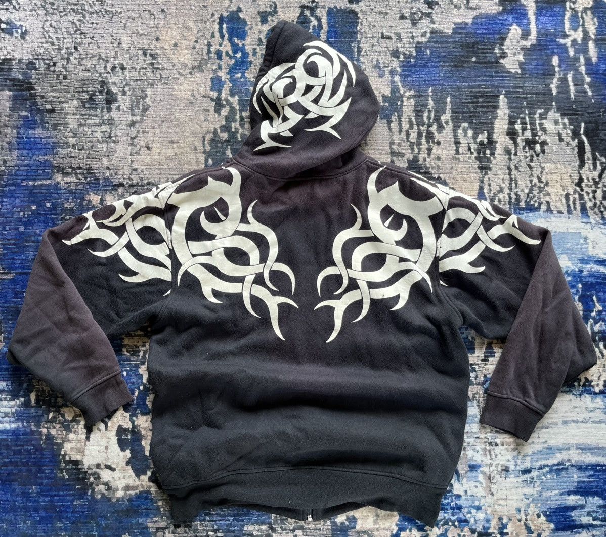 Japanese Brand 🔥RARE Tattoo Design CH inspired Hoodie Japan Brand Size US L / EU 52-54 / 3 - 2 Thumbnail