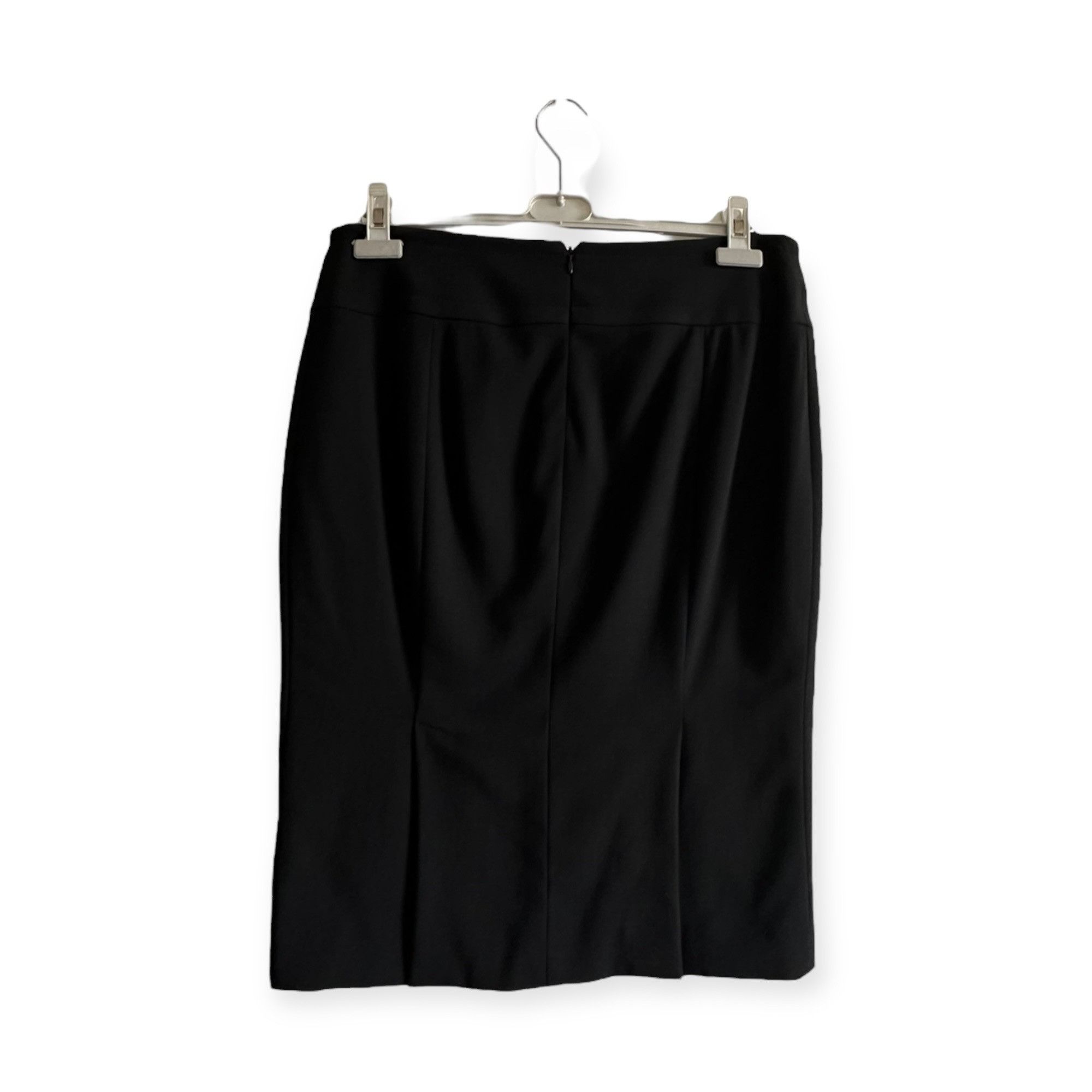 Dolce & Gabbana Dolce & Gabbana Black Virgin Wool Pencil Skirt IT 46 Size 32" / US 10 / IT 46 - 2 Thumbnail