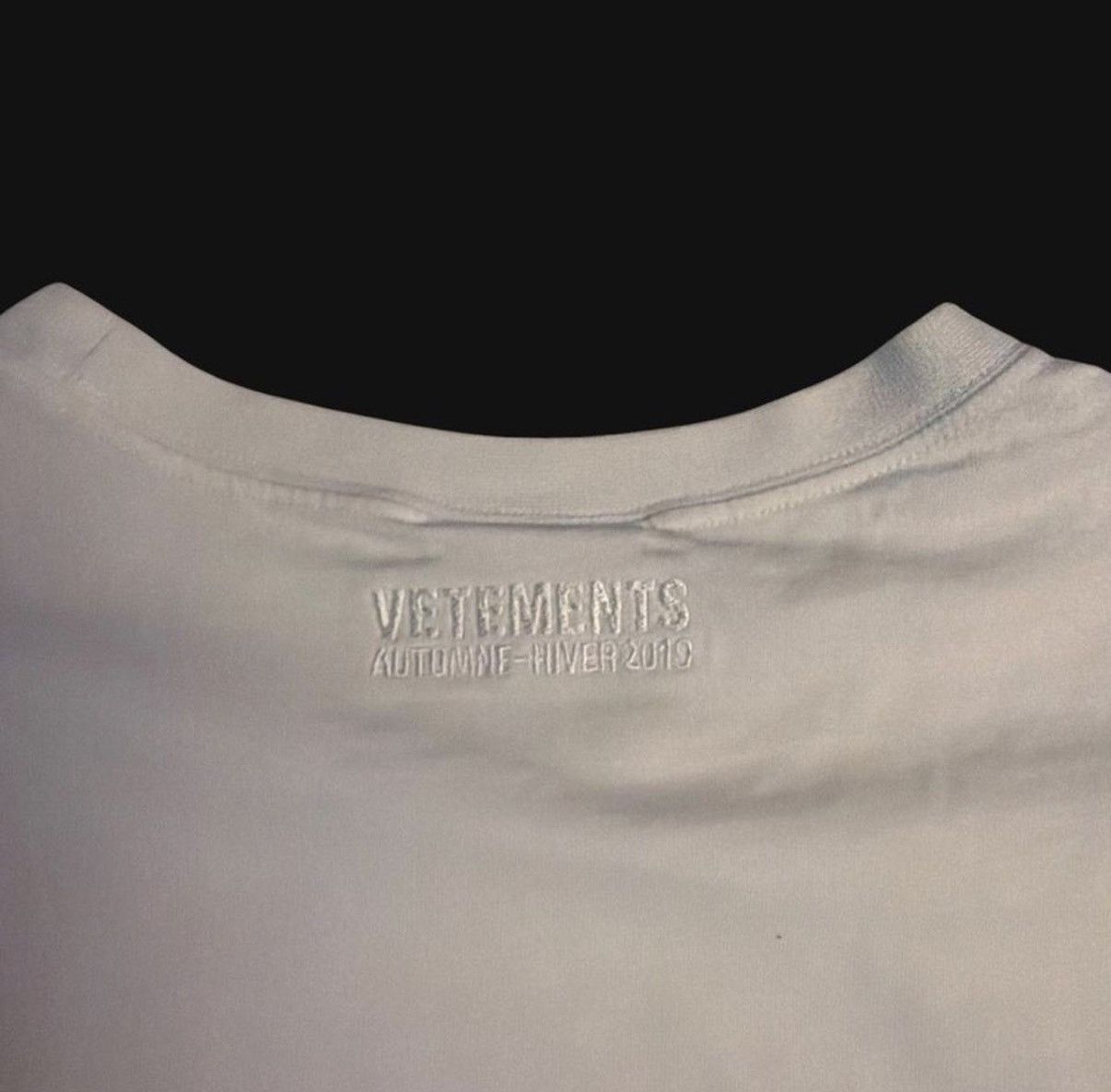 Vetements Vetements “south dakota screwed” white tank top Size US M / EU 48-50 / 2 - 5 Thumbnail