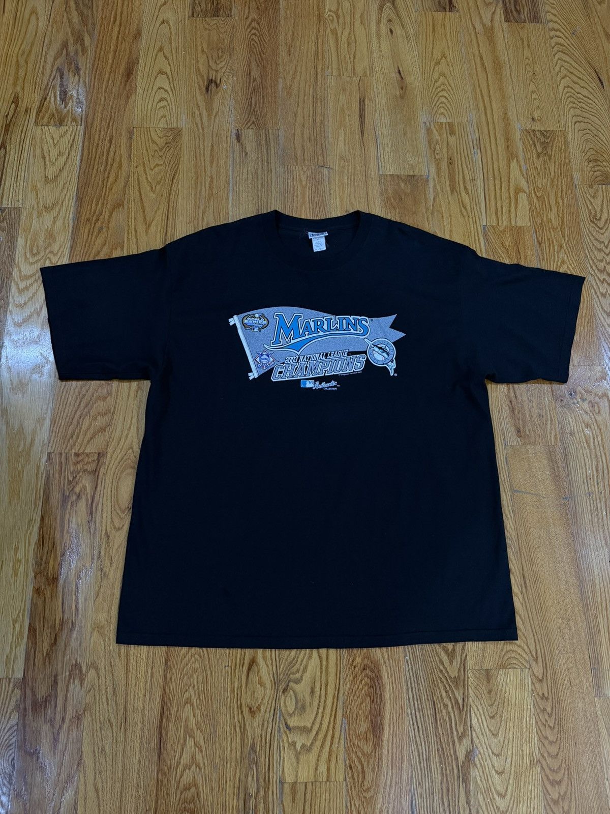 Vintage Vintage Florida Marlins Championship Tee Size US XXL / EU 58 / 5 - 1 Thumbnail
