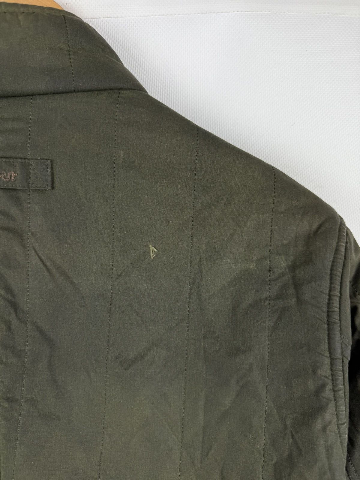 Barbour Barbour Edderton Men’s Quilted Wax Waxed Cotton Jacket Size US S / EU 44-46 / 1 - 20 Thumbnail