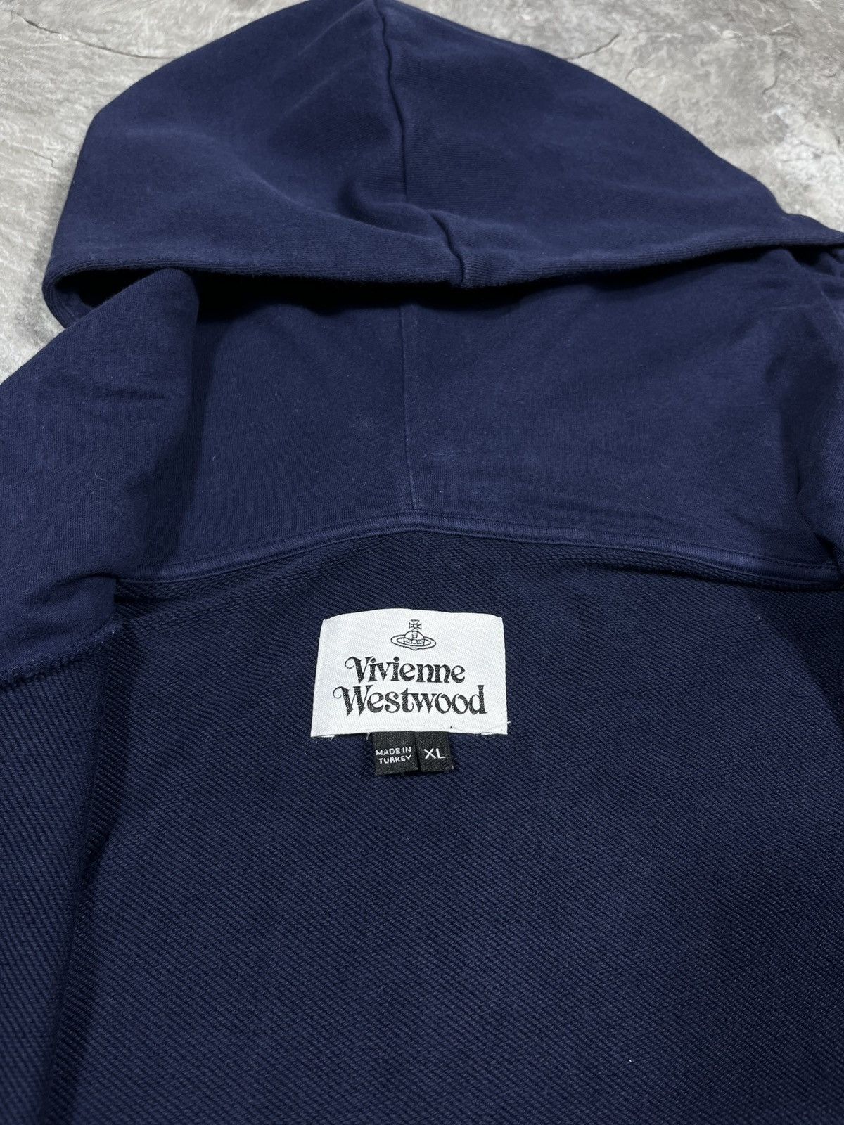 Vivienne Westwood Vivienne Westwood Zip Up Hoodie Designer Hype Rare Orb Logo Size US XL / EU 56 / 4 - 16 Thumbnail
