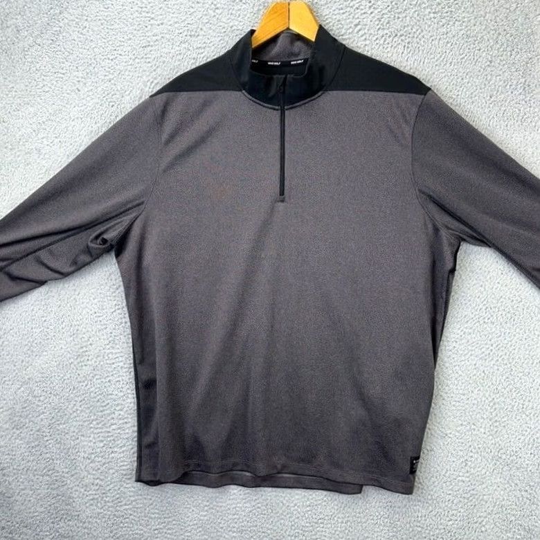 Nike Nike Dri-Fit Golf Shirt Mens 2XL Colorblock Quarter Zip Pullover Activewear Sweatshirt Size US XXL / EU 58 / 5 - 2 Thumbnail