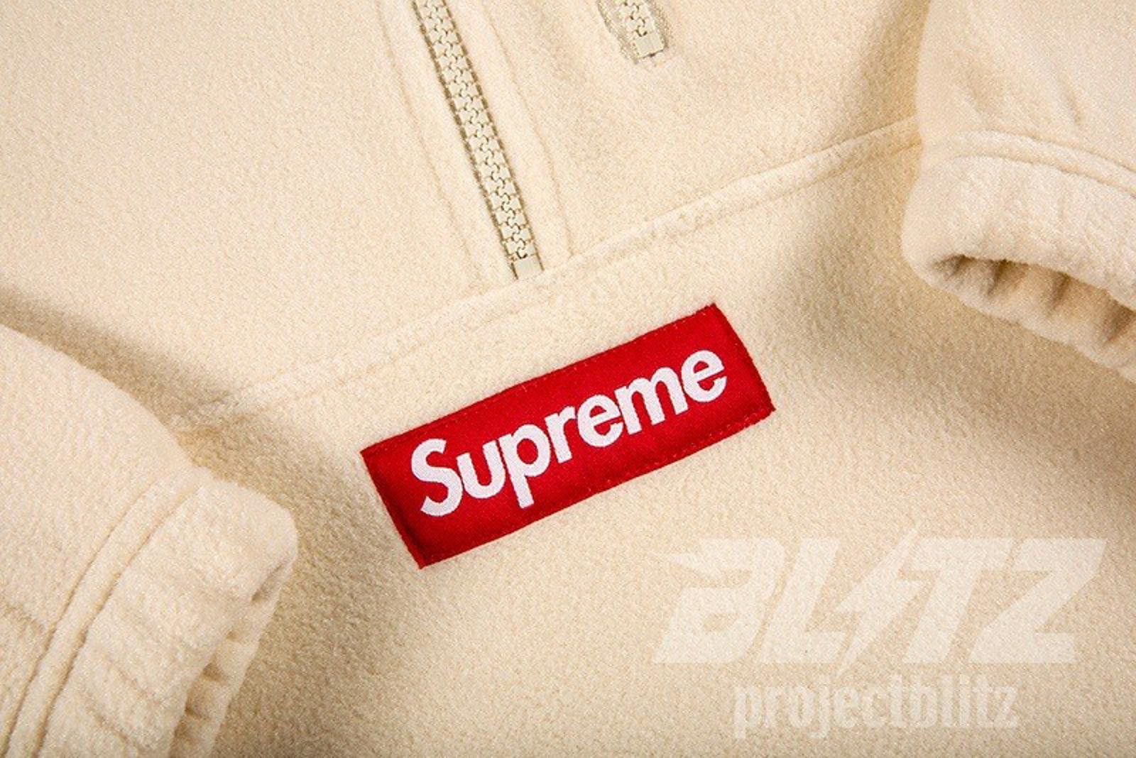Supreme FW20 SUPREME POLARTEC HALF ZIP PULLOVER NATURAL SIZE XL 2020 Size US XL / EU 56 / 4 - 3 Thumbnail