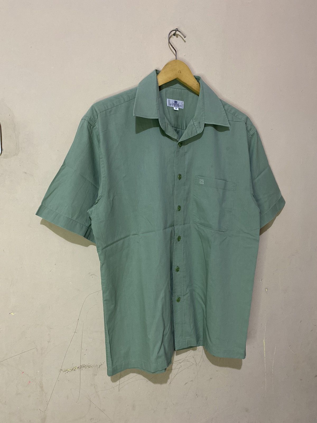 Givenchy Vintage Givenchy Monsieur Open Collar Shirt Size US L / EU 52-54 / 3 - 2 Thumbnail
