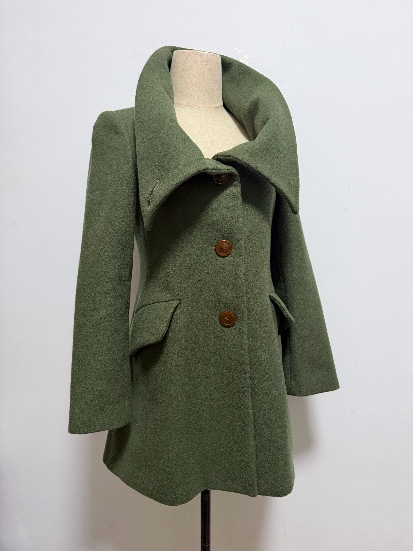 Vivienne Westwood Vivienne Westwood Matcha Wool Coat Size M / US 6-8 / IT 42-44 - 1 Thumbnail