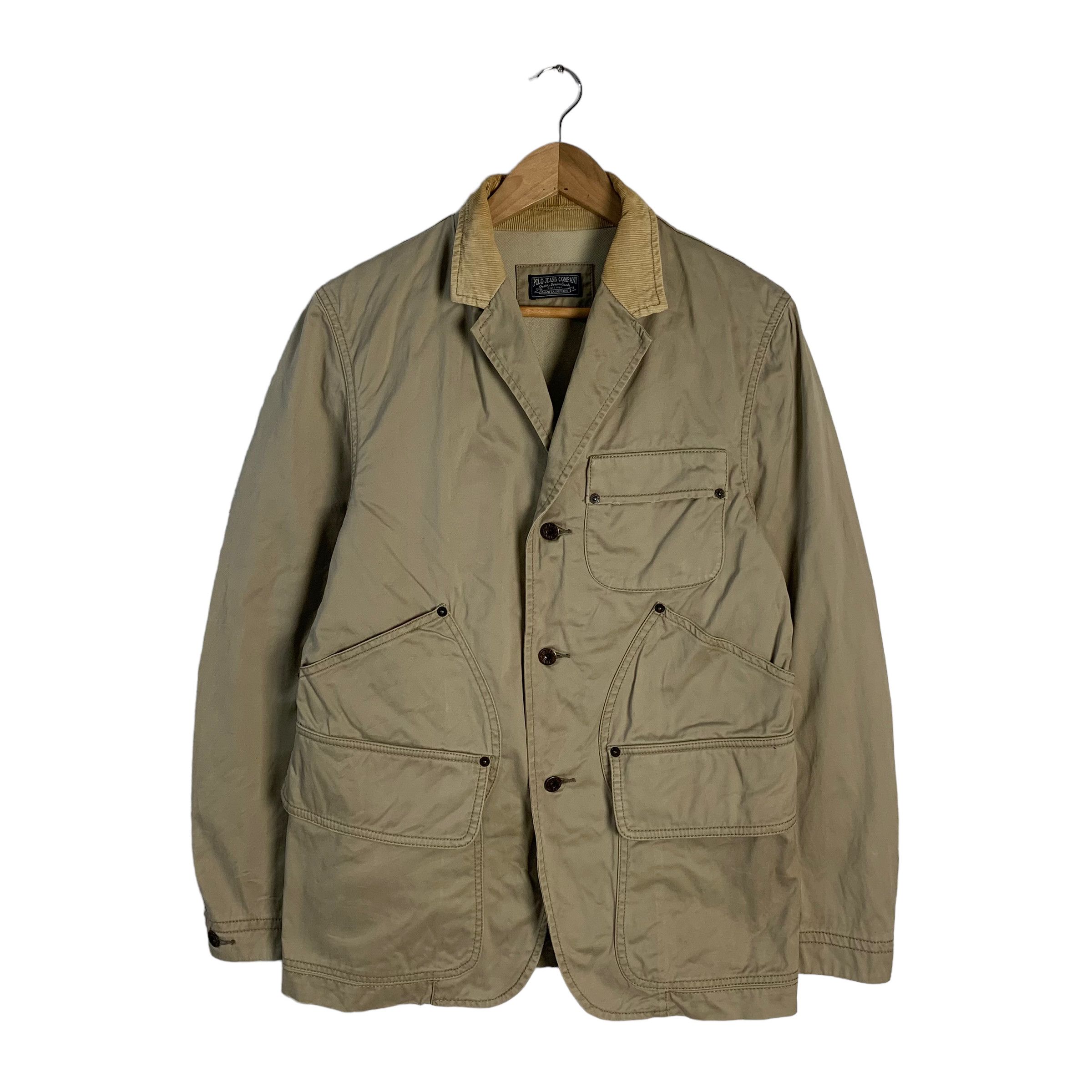 image of Polo Ralph Lauren Polo Jeans Company Ralph Laurent Multipocket Jacket in Brown, Men's (Size Medium)