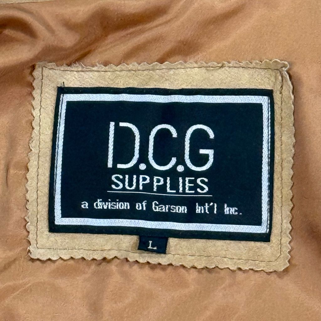 WISDOM Men’s DCG Supplies Genuine Leather Shirt Jacket Tan L Size US L / EU 52-54 / 3 - 8 Thumbnail