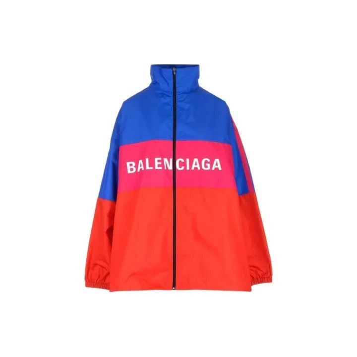 Balenciaga Balenciaga Color Block Zipper Jacket for Women 0079-2507 Size XS / US 0-2 / IT 36-38 - 2 Thumbnail