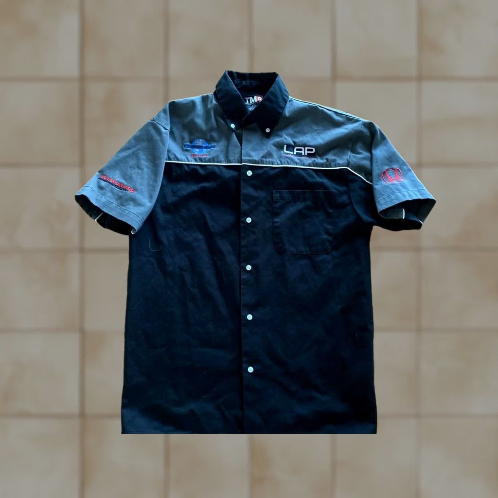 Vintage MINI Cooper JCW Racing Team LAP Crew Shirt IMSA Continental Tire Series Men Sz M Size US M / EU 48-50 / 2 - 1 Thumbnail