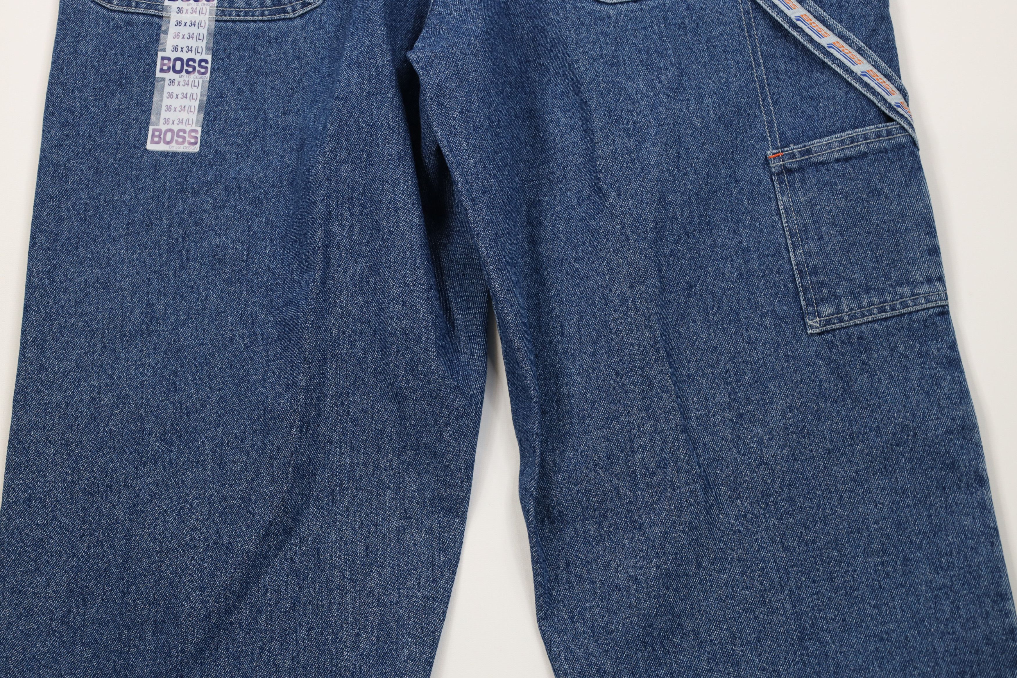 Vintage Deadstock Vintage 90s Boss Streetwear Wide Leg Jeans Size US 36 / EU 52 - 10 Thumbnail