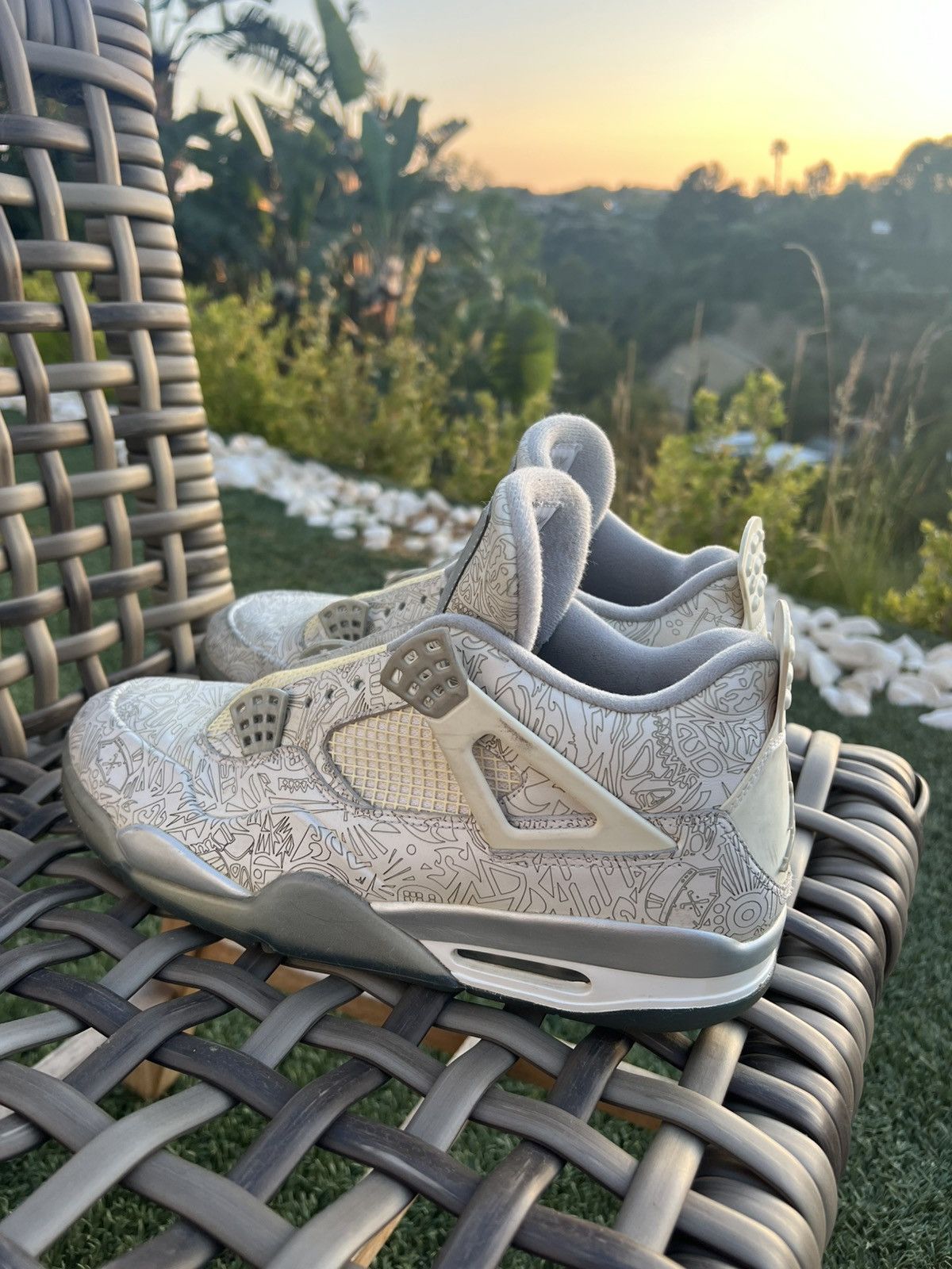 Jordan Brand Jordan 4 Laser Retro 30th Anniversary Size US 11 / EU 44 - 3 Thumbnail