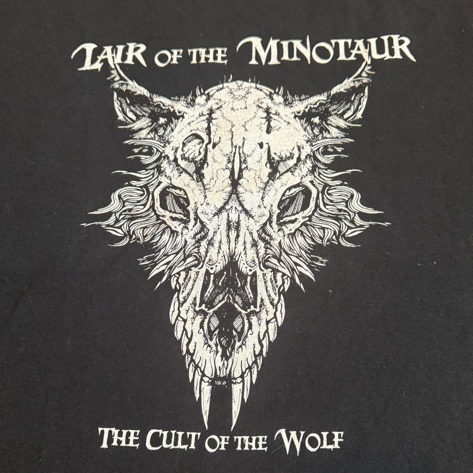 Band Tees Lair Of The Minotaur Band Cult Of The Wolf Vintage Size M Size US M / EU 48-50 / 2 - 2 Thumbnail