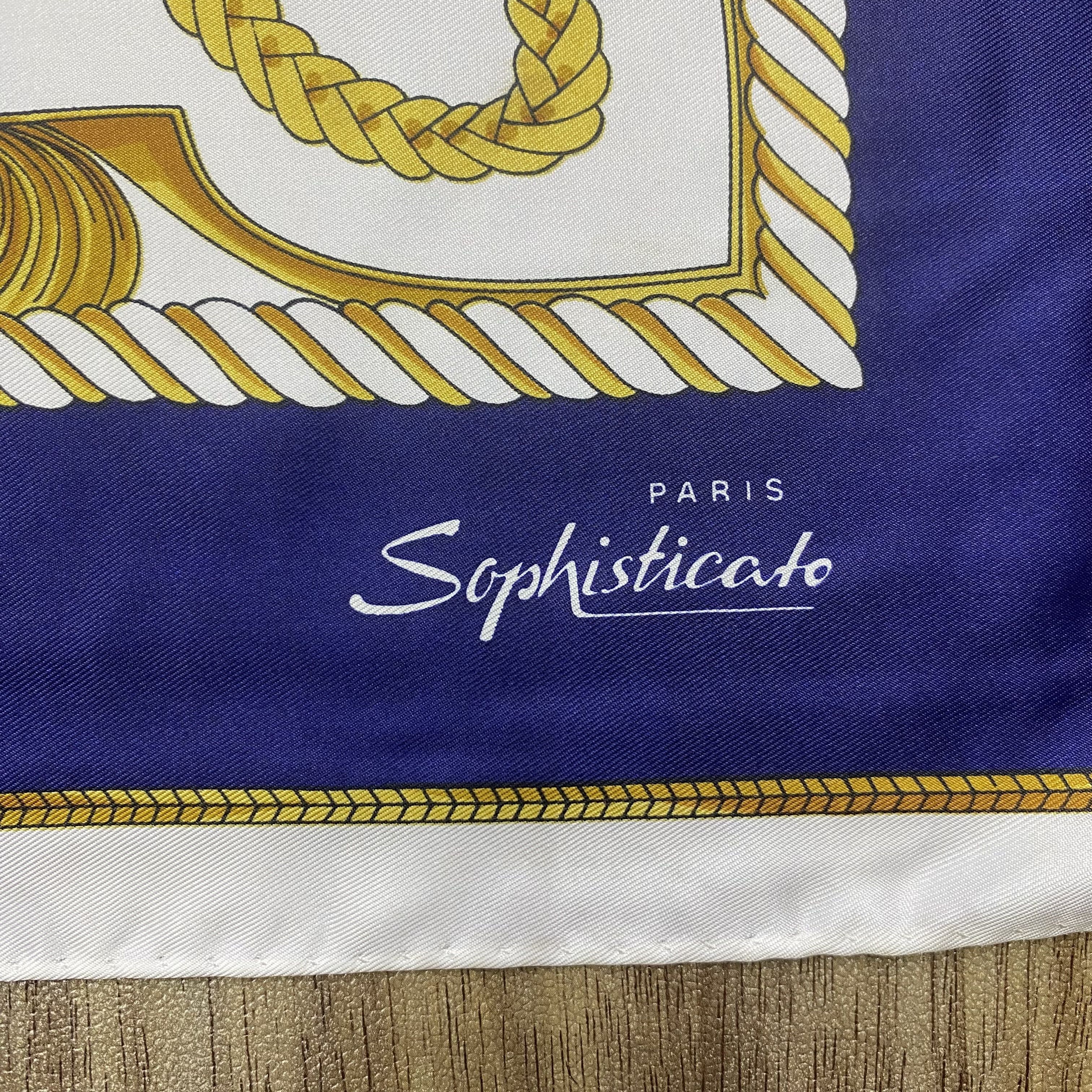 Designer × Vintage Vintage Sophisticato SIlk Scarf SSC082 Size ONE SIZE - 4 Thumbnail