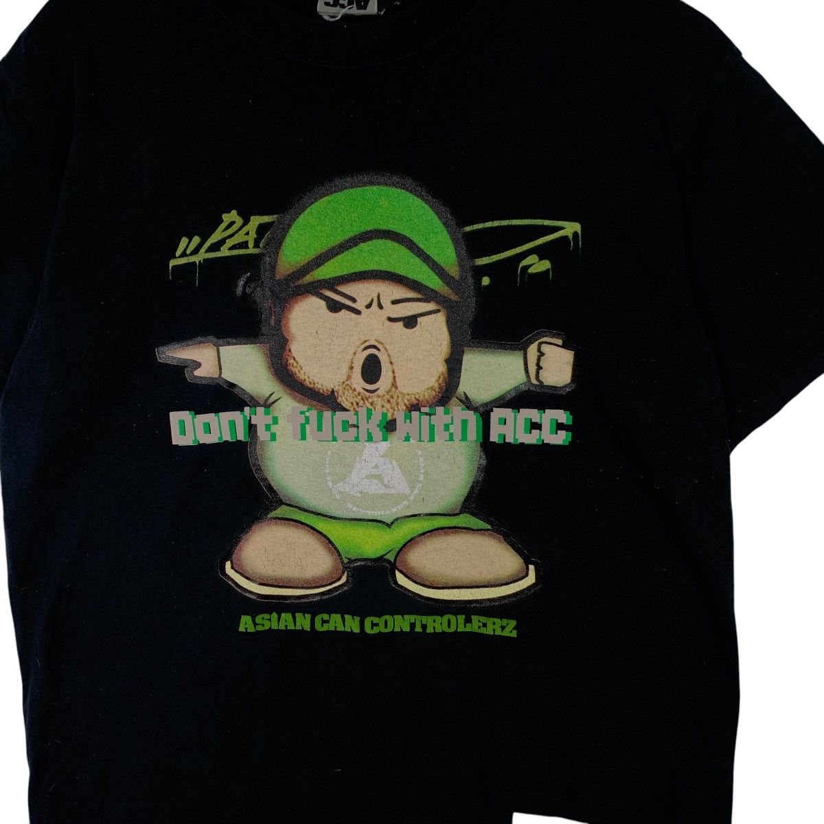 Vintage ASIAN CAN CONTROLERZ Graffiti Hip Hop Japan Tee Shirt Top Size US M / EU 48-50 / 2 - 4 Thumbnail