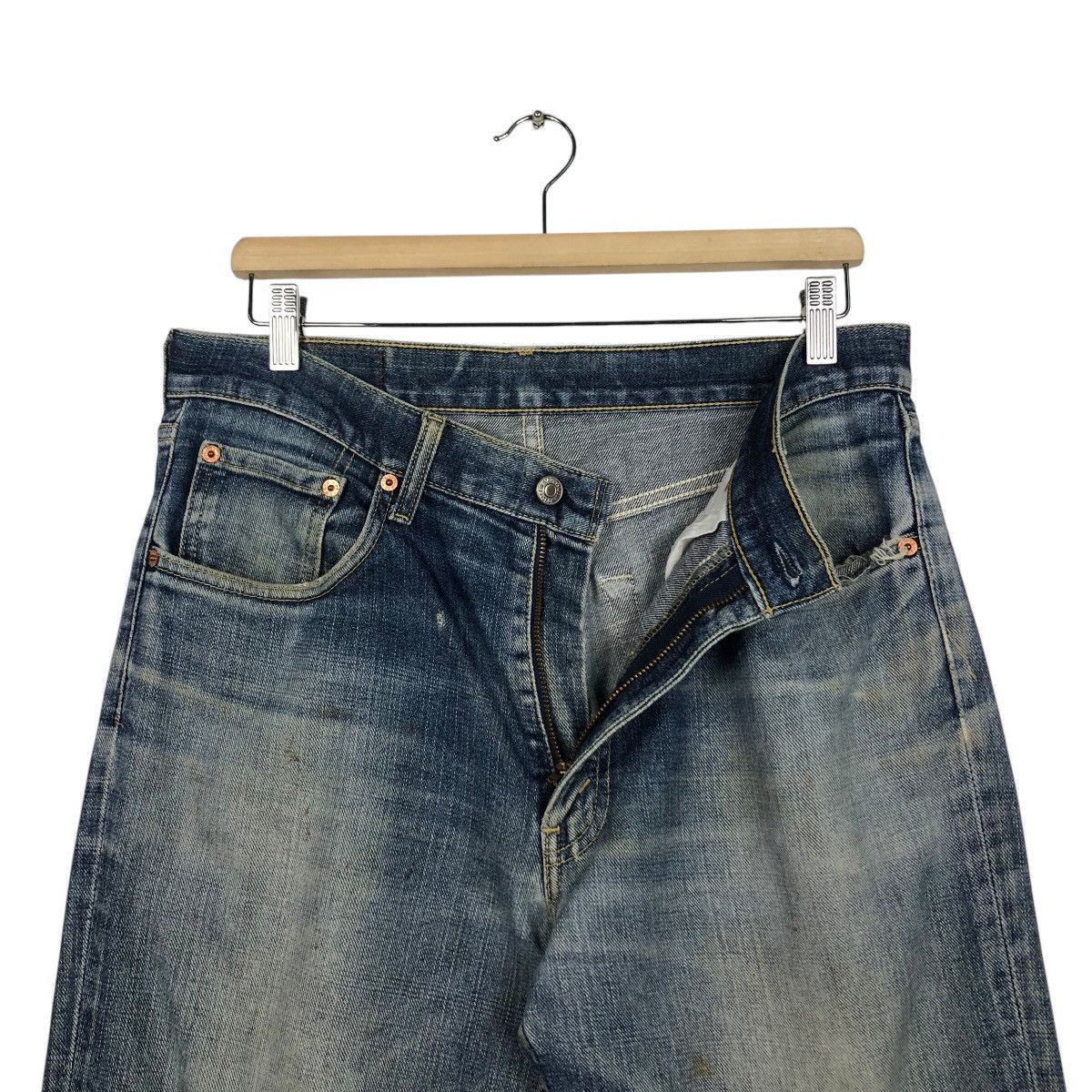 Levi's 📌Vintage Levi's Lot 533 Denim Jeans Worker Wear Size US 34 / EU 50 - 17 Thumbnail
