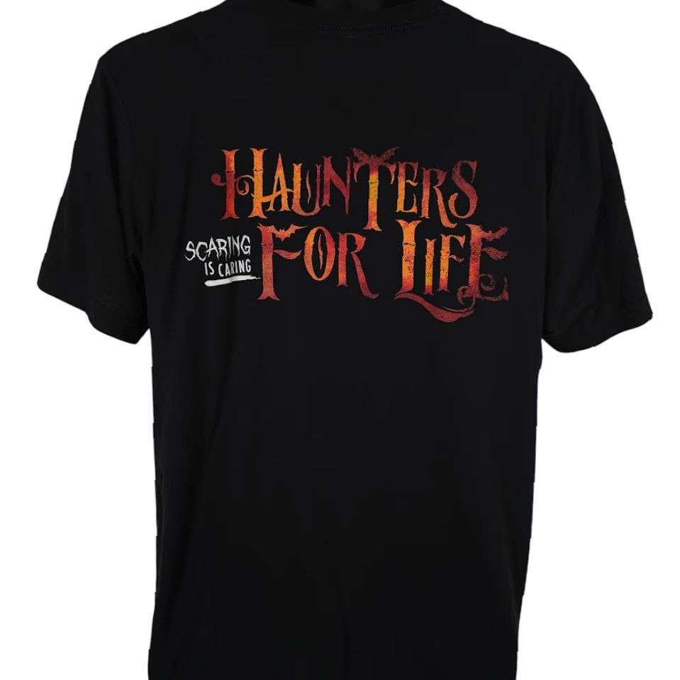 Alife Haunters Hangout T Shirt Mens Large Black Haunters For Life Halloween Canvas Crew Neck Short Sleeve Cotton Blend Double-Sided Print Size US L / EU 52-54 / 3 - 4 Thumbnail