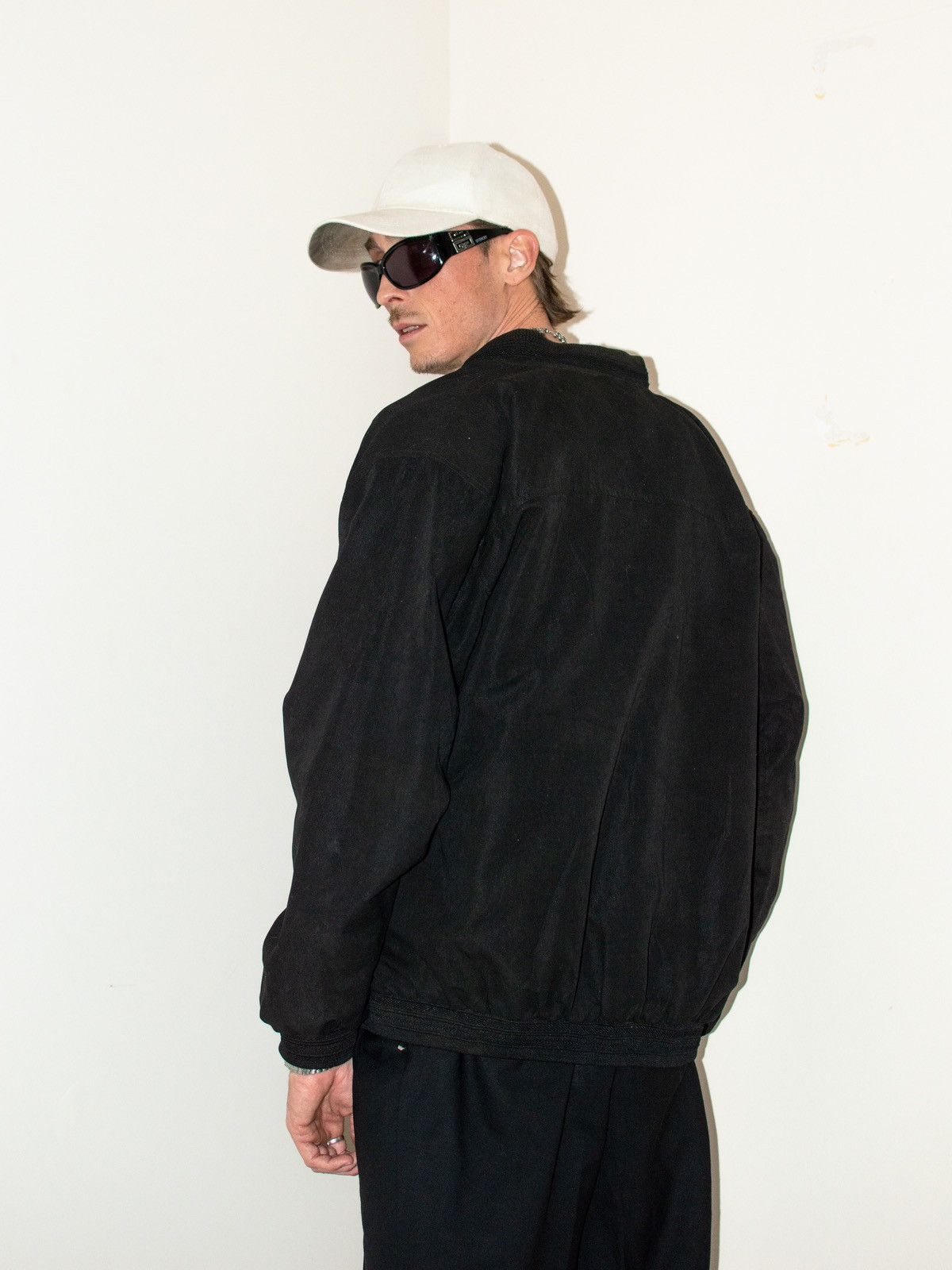 Designer × Vintage Vintage 90s black oversized box cut Reworked graffiti jacket Size US L / EU 52-54 / 3 - 2 Thumbnail