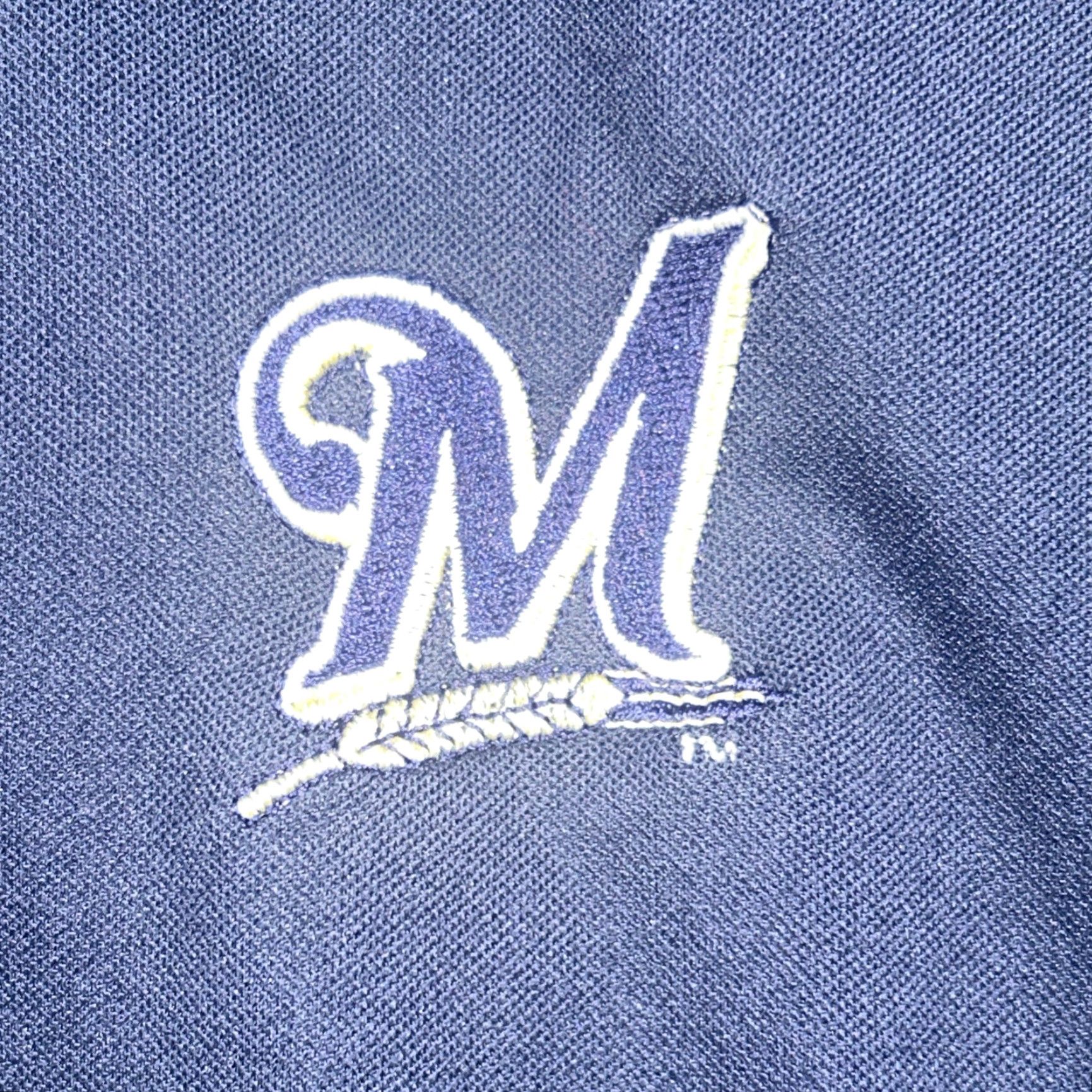 Nike Nike Golf Dri Fit Polo Shirt MLB Mens L Short Sleeve Blue Size US L / EU 52-54 / 3 - 3 Thumbnail