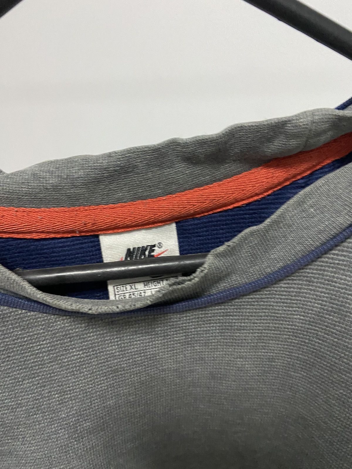 Nike × Vintage Nike Sweatshirt big Logo Vintage 90s skate Size US XL / EU 56 / 4 - 10 Thumbnail
