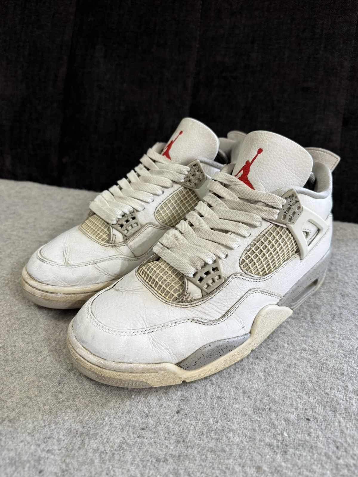 Jordan Brand Nike Air Jordan 4 IV Retro White Oreo Sneakers size 41,5 Size US 8.5 / EU 41-42 - 8 Thumbnail