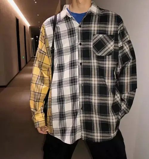 Japanese Brand × Vintage Patchwork Reconstructed Flannel Size US M / EU 48-50 / 2 - 4 Thumbnail