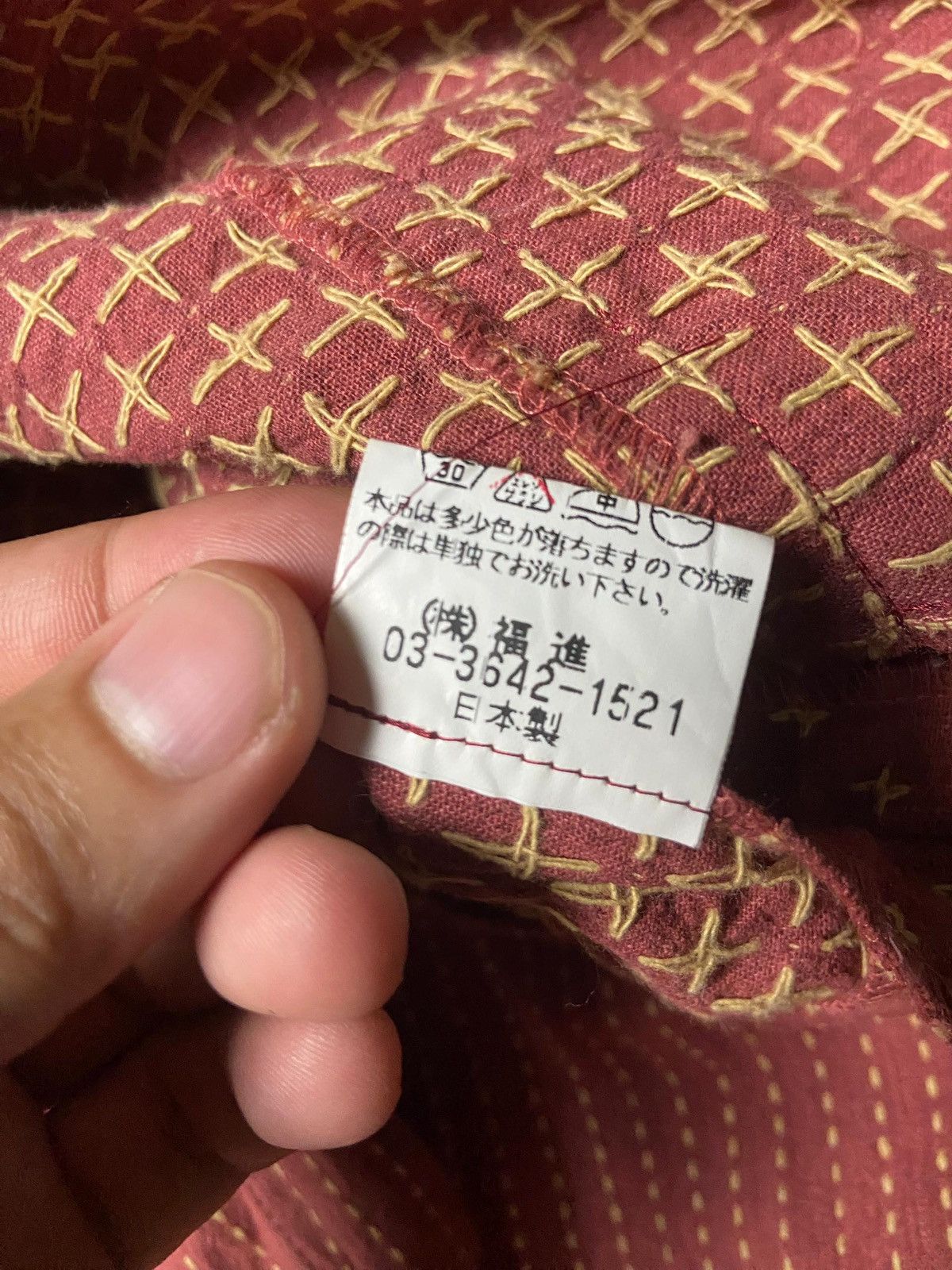 Japanese Brand Japanese Brand Textured Button Up Shirts (170) Size M / US 6-8 / IT 42-44 - 7 Thumbnail