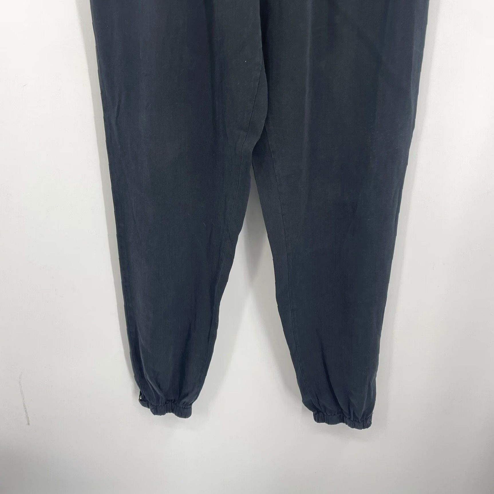 Vintage Carly Jean Pants Womens Large Navy Blue Joggers Tapered Drawstring Pockets 90s Cars Style Adult Regular Long Clothing Mens Womens Girls Boys Size 36" / US 14 / IT 50 - 3 Thumbnail