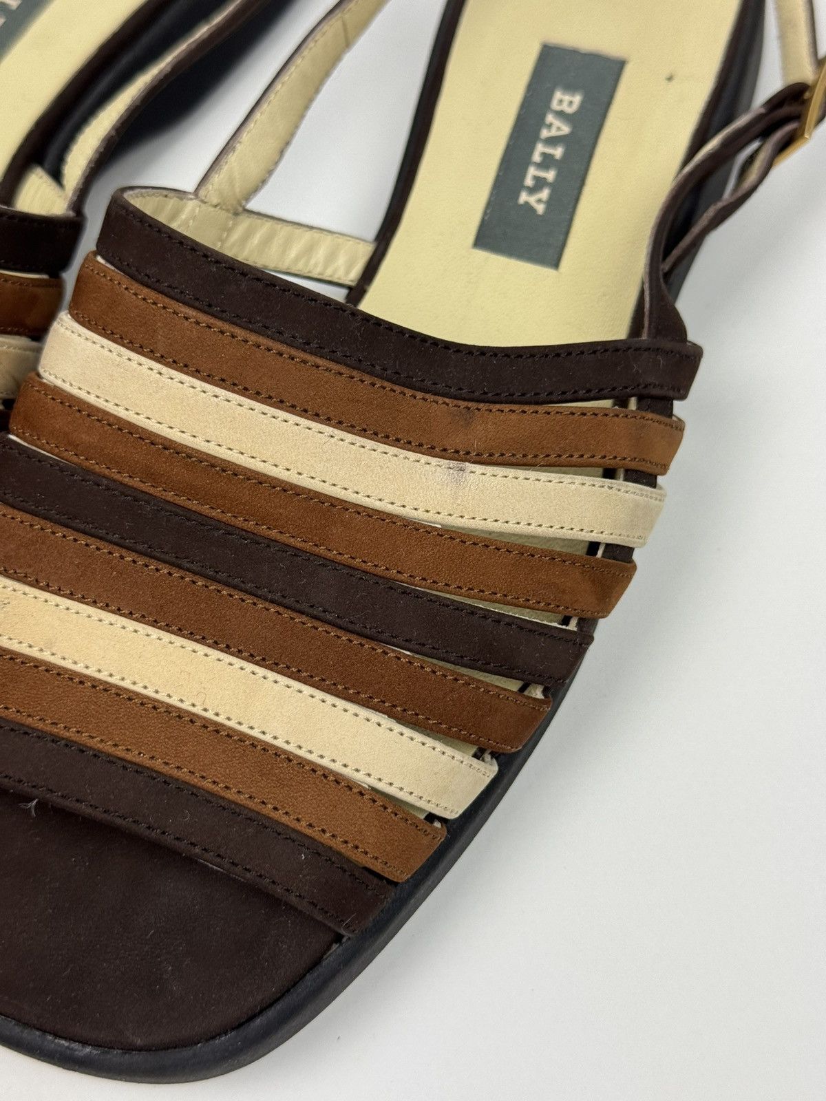 Bally Vintage Bally Charme Summer Women’s Sandals Size US 9 / IT 39 - 8 Thumbnail