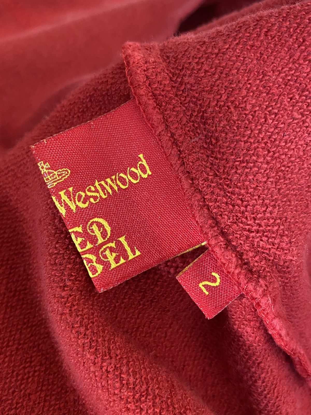 Vivienne Westwood Y2K 2000's Vivienne Westwood Angled Sleeves Cropped Hoodie Size S / US 4 / IT 40 - 4 Thumbnail