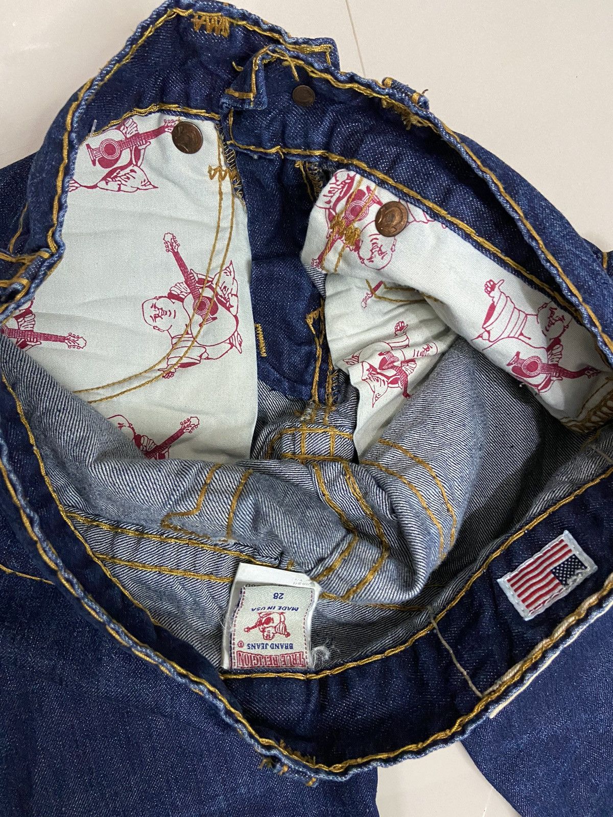 20471120 × Japanese Brand × True Religion True Religion No 1 BOBBY SUPER T Chain Stitch Denim Size US 30 / EU 46 - 9 Thumbnail